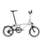 Brompton H4L P Line Urban 2025 Folding Bike - Lunar Ice 54T Ext.Post